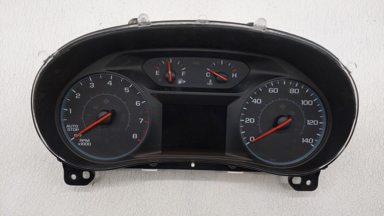 2017-2018 Chevrolet Malibu Instrument Cluster Speedometer Gauges P/N:84128302 84451585 Fits 2017 2018 OEM Used Auto Parts - Oemusedautoparts1.com