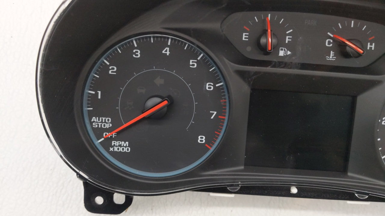 2017-2018 Chevrolet Malibu Instrument Cluster Speedometer Gauges P/N:84128302 84451585 Fits 2017 2018 OEM Used Auto Parts - Oemusedautoparts1.com