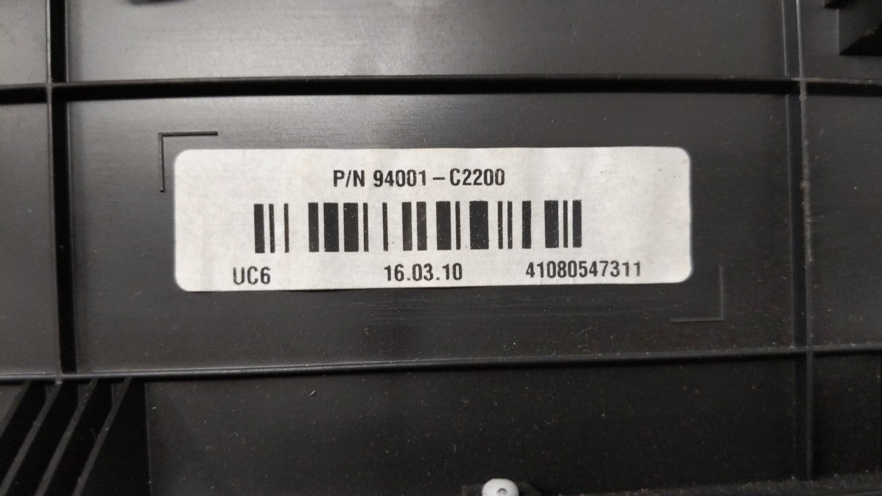 2016-2017 Hyundai Sonata Instrument Cluster Speedometer Gauges P/N:94001-C2201 94001-C2200 Fits 2016 2017 OEM Used Auto Parts - Oemusedautoparts1.com