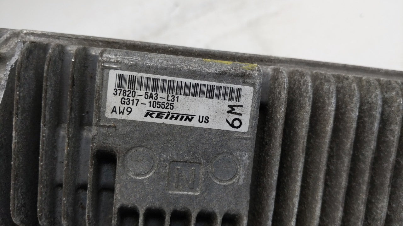 2014 Honda Accord PCM Engine Computer ECU ECM PCU OEM P/N:37820-5A2-B72 37820-5A3-L32 Fits OEM Used Auto Parts - Oemusedautoparts1.com