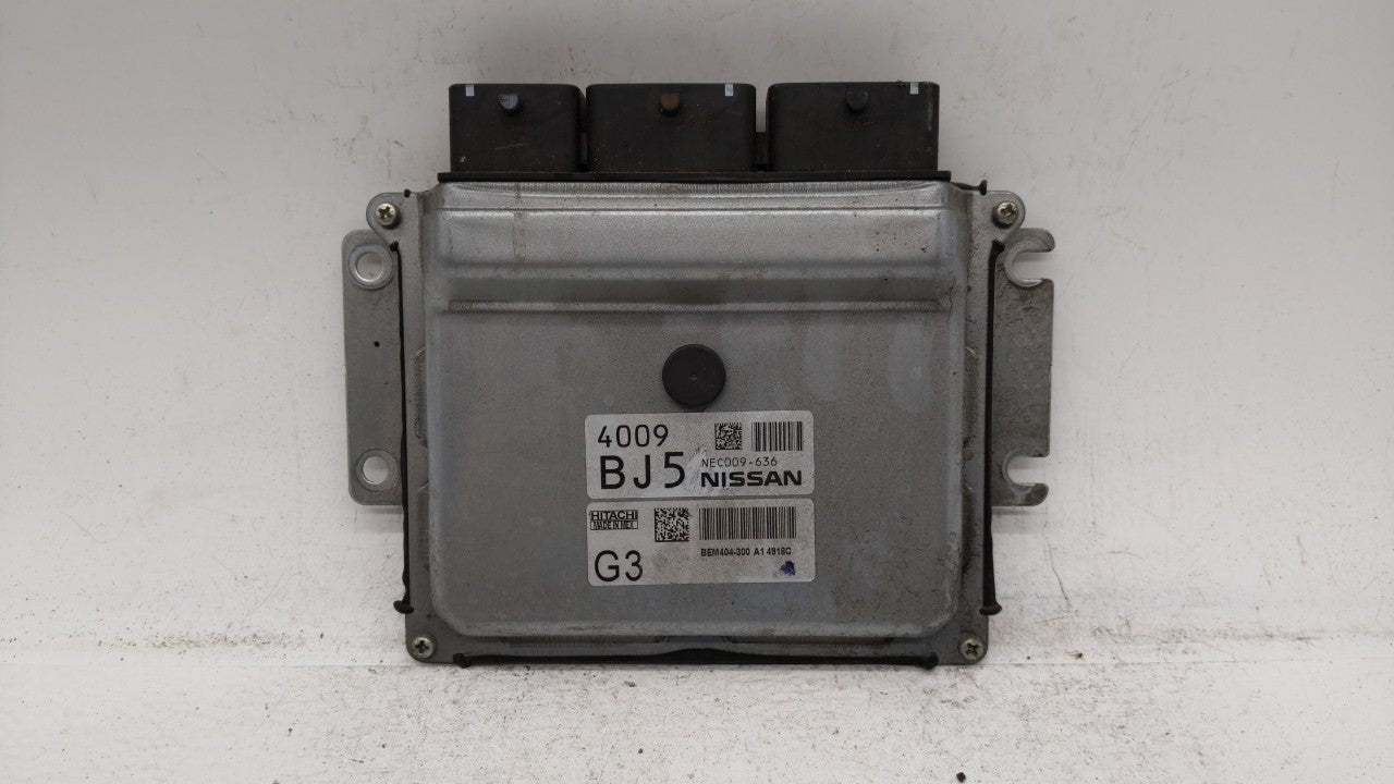 2013-2015 Nissan Sentra PCM Engine Computer ECU ECM PCU OEM P/N:BEM404-300 A1 NEC001-666 Fits 2013 2014 2015 OEM Used Auto Parts - Oemusedautoparts1.com