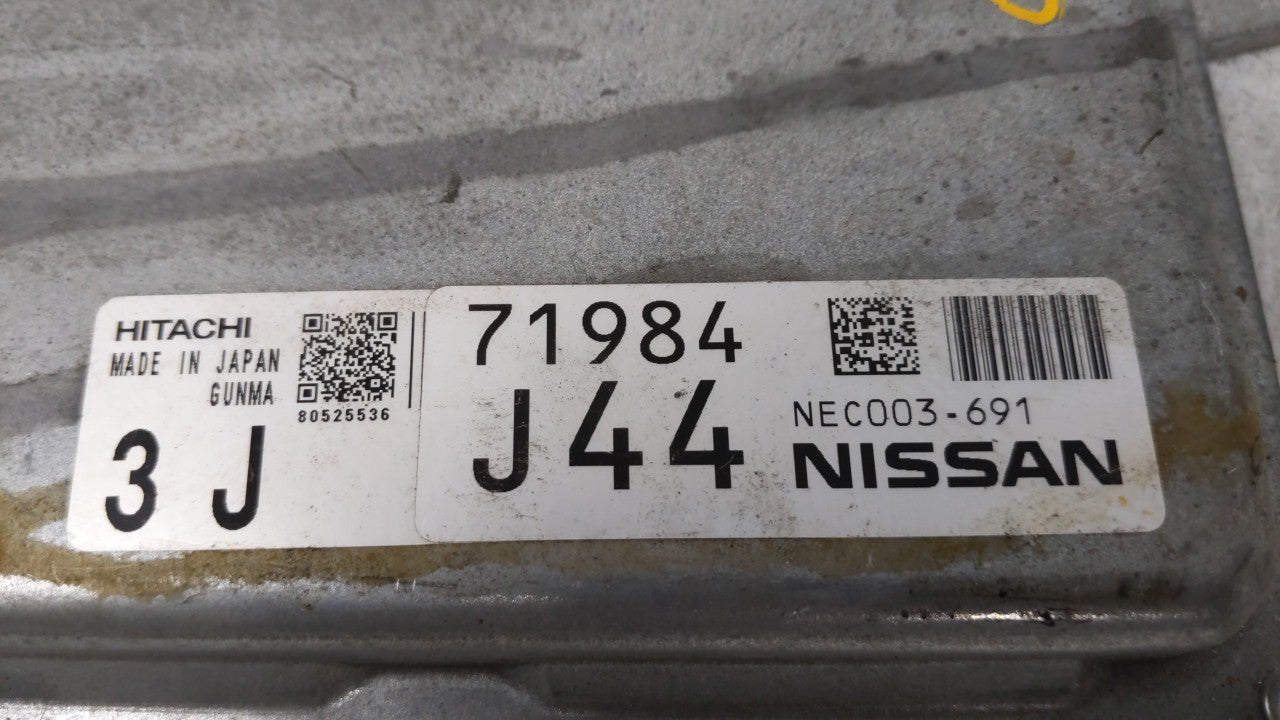 2014 Nissan Murano PCM Engine Computer ECU ECM PCU OEM P/N:NEC003-691 NEC003-690 Fits OEM Used Auto Parts - Oemusedautoparts1.com