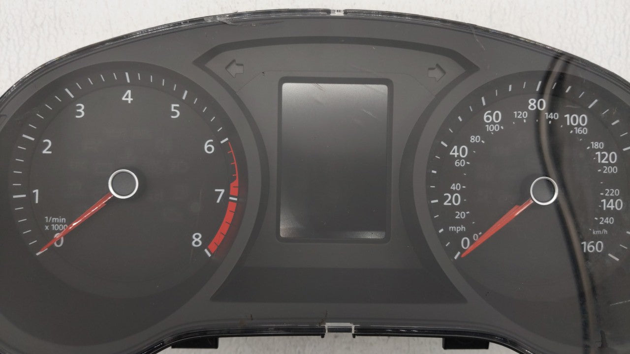 2016 Volkswagen Jetta Instrument Cluster Speedometer Gauges P/N:5C6920955A 5C6920956A Fits 2017 2018 OEM Used Auto Parts - Oemusedautoparts1.com