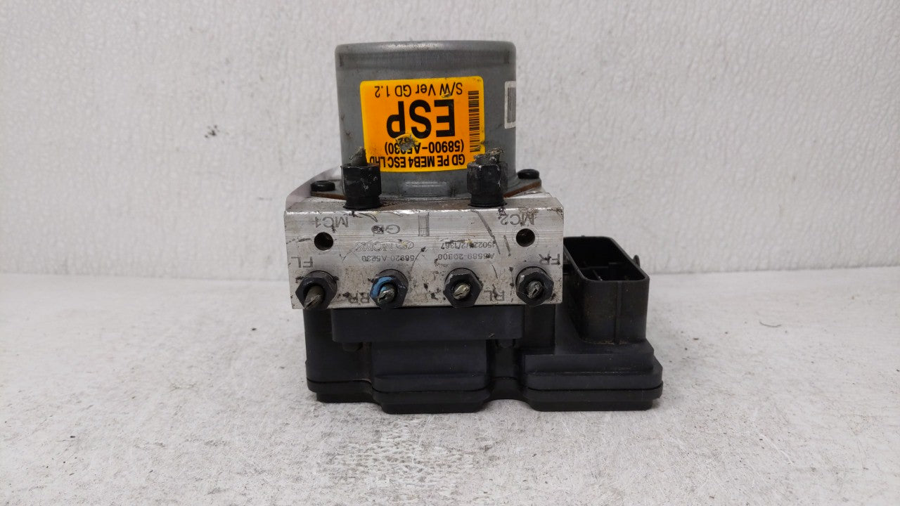 2016-2017 Hyundai Elantra Gt ABS Pump Control Module Replacement P/N:58920-F2500 58920-A5230 Fits 2016 2017 OEM Used Auto Parts - Oemusedautoparts1.com