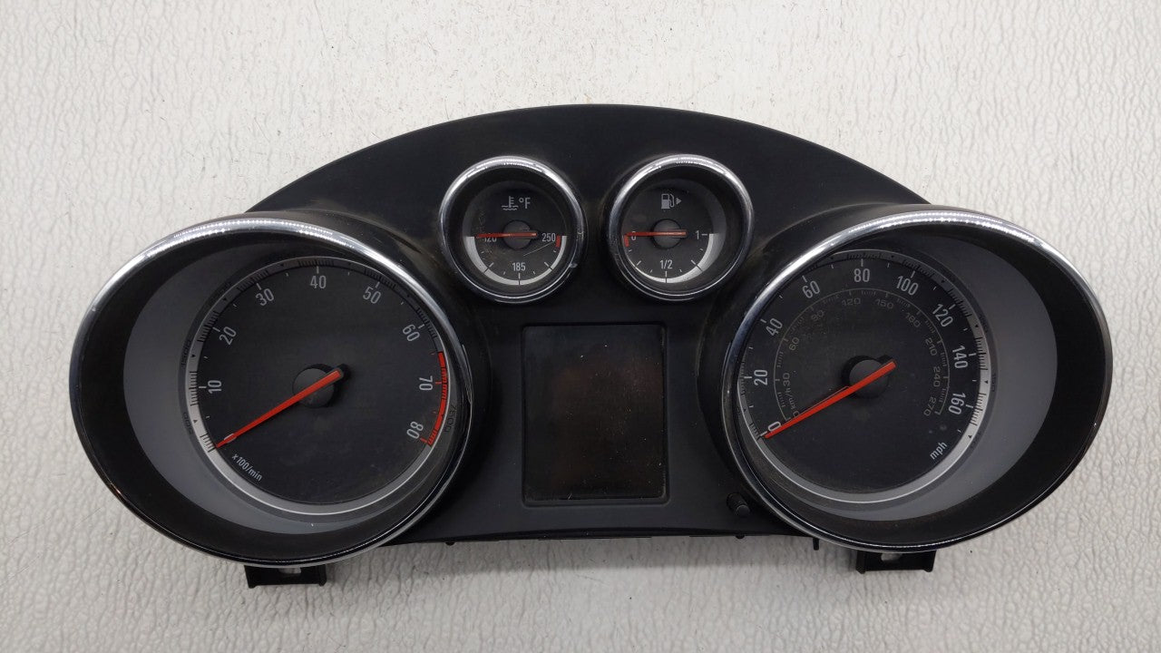 2012 Buick Regal Instrument Cluster Speedometer Gauges P/N:22840504 Fits OEM Used Auto Parts - Oemusedautoparts1.com