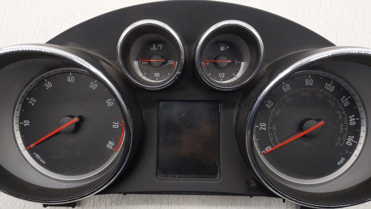 2012 Buick Regal Instrument Cluster Speedometer Gauges P/N:22840504 Fits OEM Used Auto Parts - Oemusedautoparts1.com