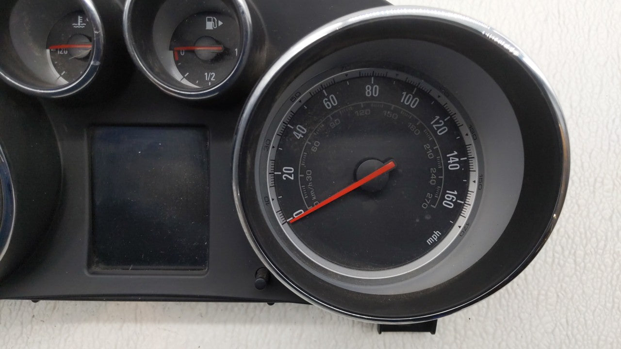 2012 Buick Regal Instrument Cluster Speedometer Gauges P/N:22840504 Fits OEM Used Auto Parts - Oemusedautoparts1.com