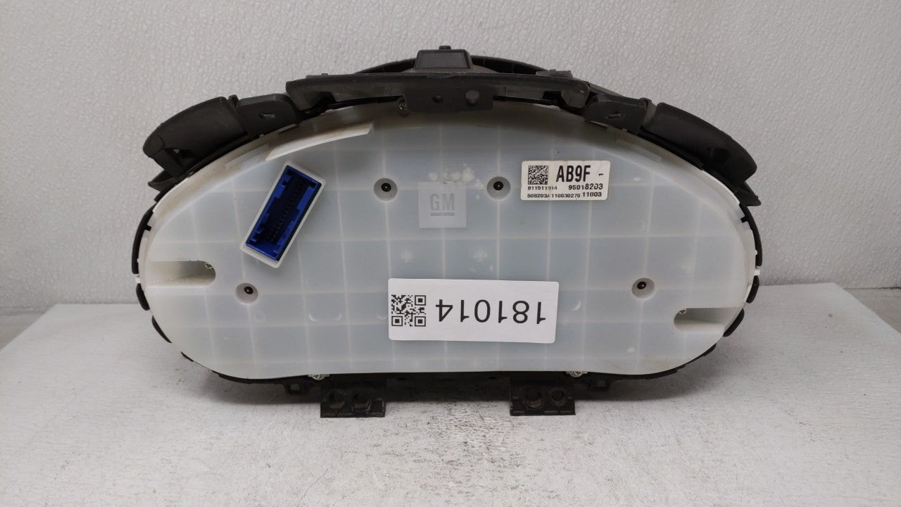 2011 Chevrolet Cruze Instrument Cluster Speedometer Gauges P/N:811511914 769212-670A Fits OEM Used Auto Parts - Oemusedautoparts1.com