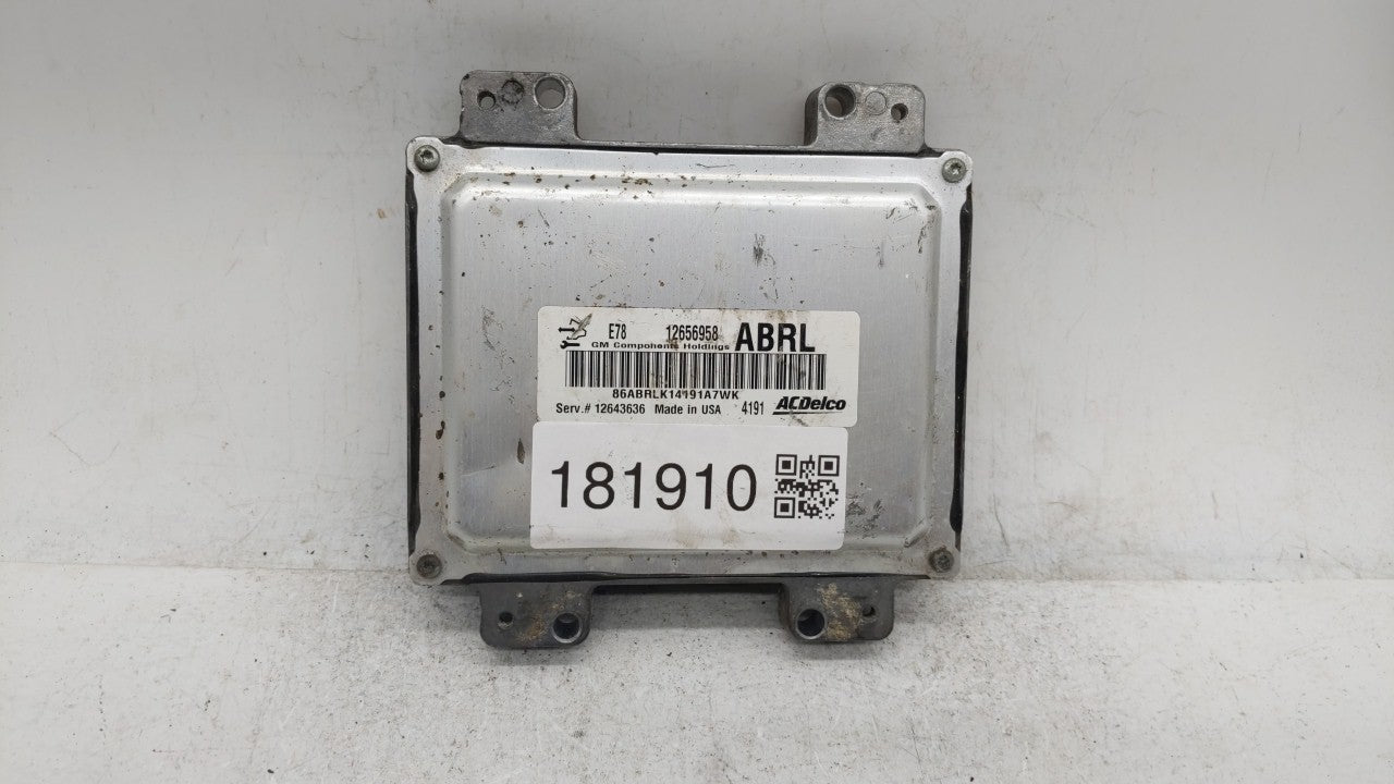 2012-2016 Chevrolet Cruze PCM Engine Computer ECU ECM PCU OEM P/N:12656958 12643636 Fits 2011 2012 2013 2014 2015 2016 OEM Used Auto Parts - Oemusedautoparts1.com