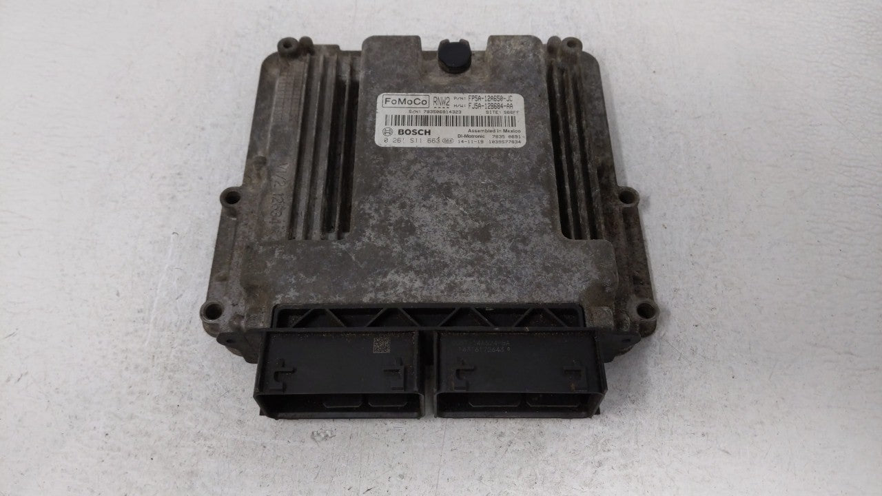 2015 Lincoln Mkz PCM Engine Computer ECU ECM PCU OEM P/N:FP5A-12A650-JC Fits OEM Used Auto Parts - Oemusedautoparts1.com