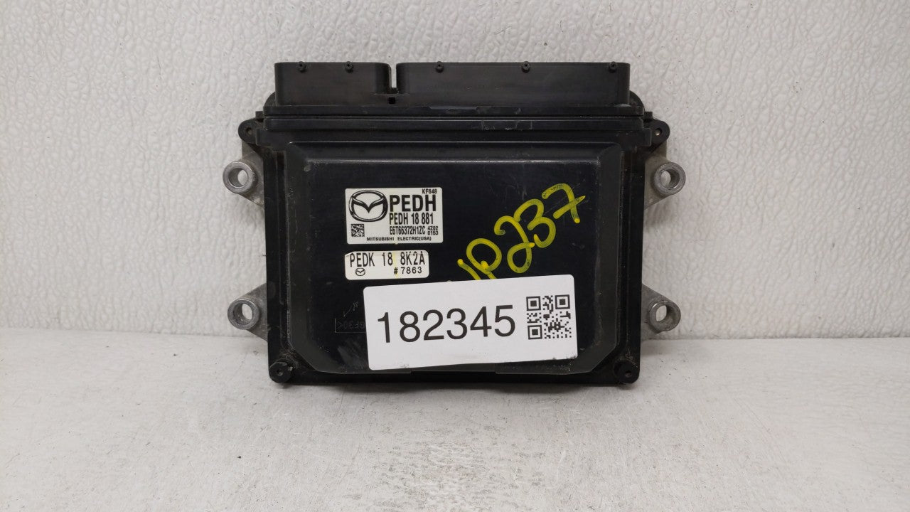 2014 Mazda 3 PCM Engine Computer ECU ECM PCU OEM P/N:PE19 18 881A PS5G 18 8K2 Fits OEM Used Auto Parts - Oemusedautoparts1.com