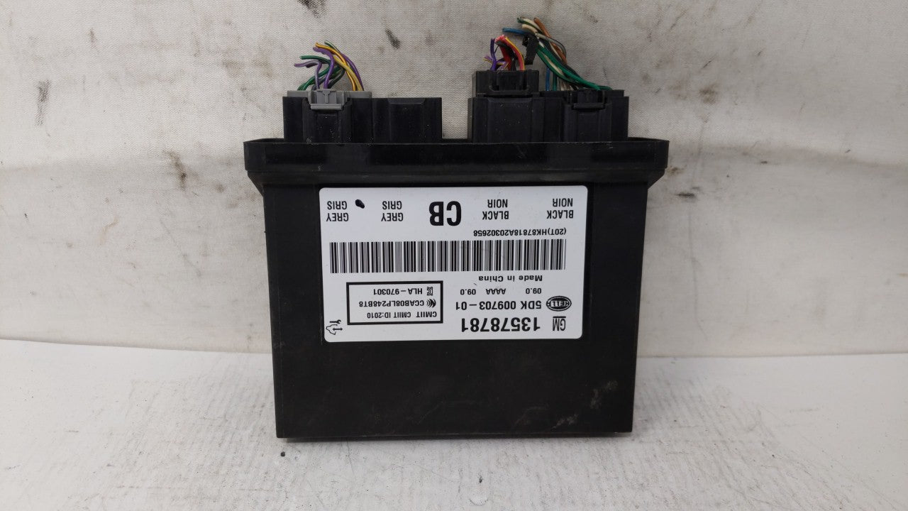 2012-2013 Chevrolet Volt Chassis Control Module Ccm Bcm Body Control - Oemusedautoparts1.com