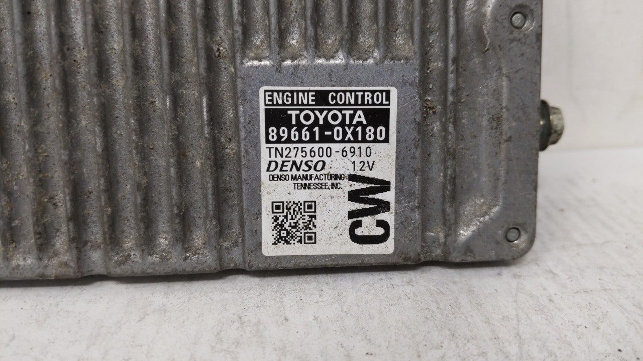 2016 Toyota Camry PCM Engine Computer ECU ECM PCU OEM P/N:89661-0X180 Fits OEM Used Auto Parts - Oemusedautoparts1.com