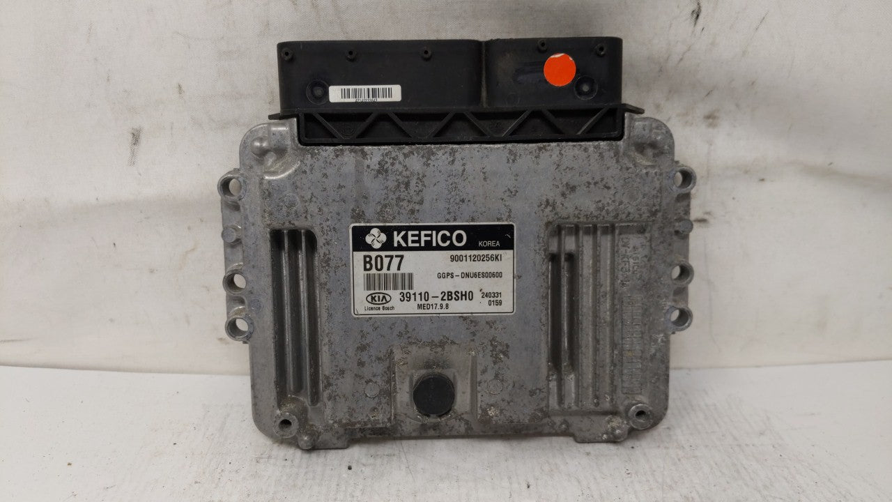 2014 Kia Soul PCM Engine Computer ECU ECM PCU OEM P/N:39101-2BSH0 39110-2BSH0 Fits OEM Used Auto Parts - Oemusedautoparts1.com