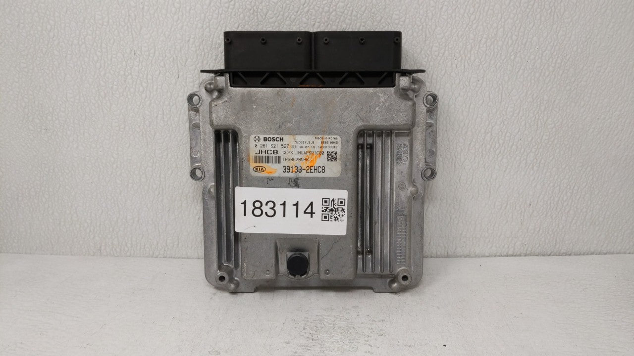 2019 Kia Soul PCM Engine Computer ECU ECM PCU OEM P/N:39133-2EHC8 Fits OEM Used Auto Parts - Oemusedautoparts1.com