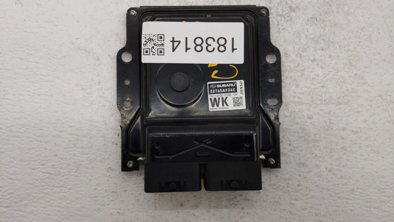 2015 Subaru Legacy PCM Engine Computer ECU ECM PCU OEM P/N:2765AF36C 22765AF36A Fits OEM Used Auto Parts - Oemusedautoparts1.com