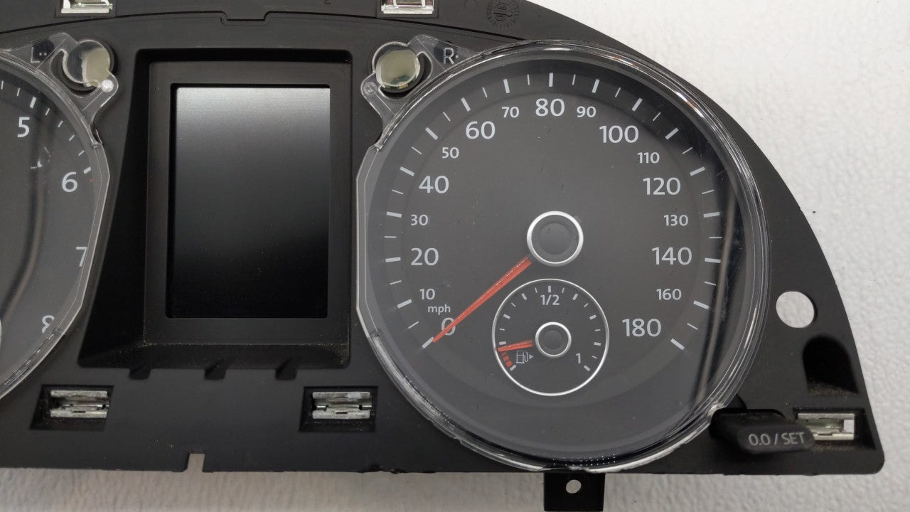 2010-2011 Volkswagen Cc Instrument Cluster Speedometer Gauges P/N:3C8920970MX 3C8920970M Fits 2010 2011 OEM Used Auto Parts - Oemusedautoparts1.com