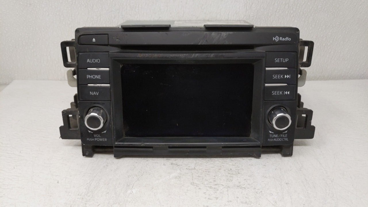 2014 Mazda 6 Radio AM FM Cd Player Receiver Replacement P/N:16730129 CV-VM42E1JMA Fits OEM Used Auto Parts - Oemusedautoparts1.com