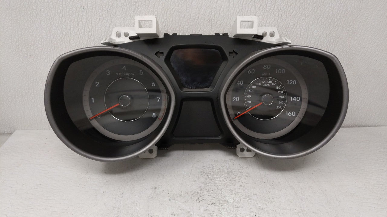 2014 Hyundai Elantra Instrument Cluster Speedometer Gauges P/N:94004-3X210 Fits OEM Used Auto Parts - Oemusedautoparts1.com