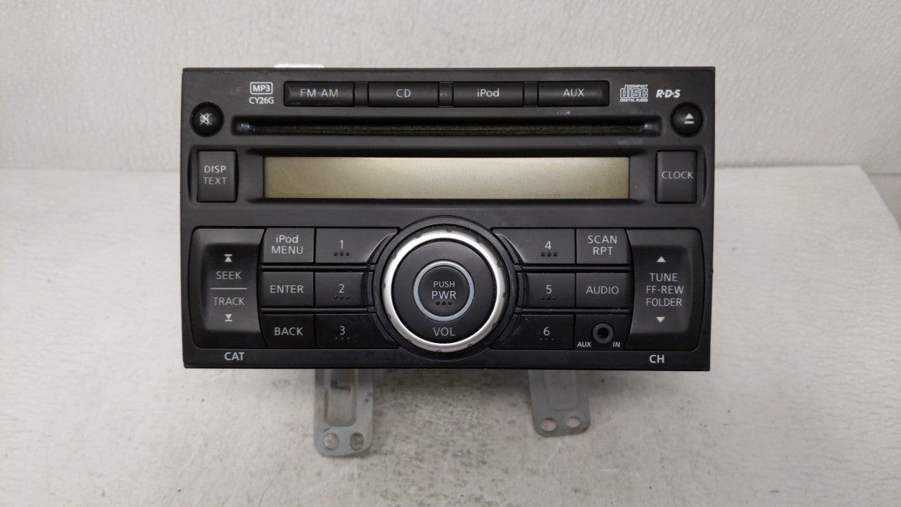 2011-2015 Nissan Rogue Radio AM FM Cd Player Receiver Replacement P/N:28185 1VK1A 28185 1VX2A Fits 2011 2012 2013 2014 2015 OEM Used Auto Parts - Oemusedautoparts1.com