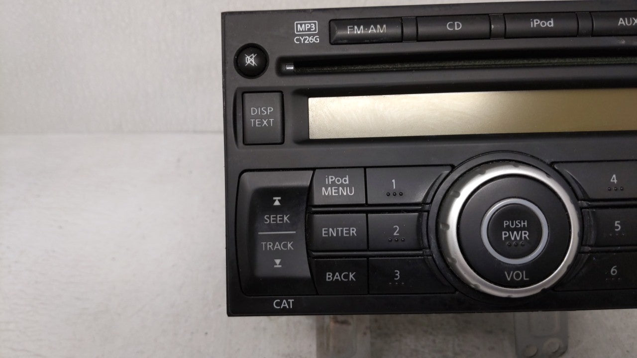 2011-2015 Nissan Rogue Radio AM FM Cd Player Receiver Replacement P/N:28185 1VK1A 28185 1VX2A Fits 2011 2012 2013 2014 2015 OEM Used Auto Parts - Oemusedautoparts1.com