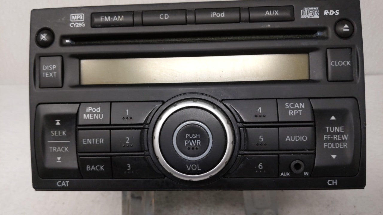 2011-2015 Nissan Rogue Radio AM FM Cd Player Receiver Replacement P/N:28185 1VK1A 28185 1VX2A Fits 2011 2012 2013 2014 2015 OEM Used Auto Parts - Oemusedautoparts1.com