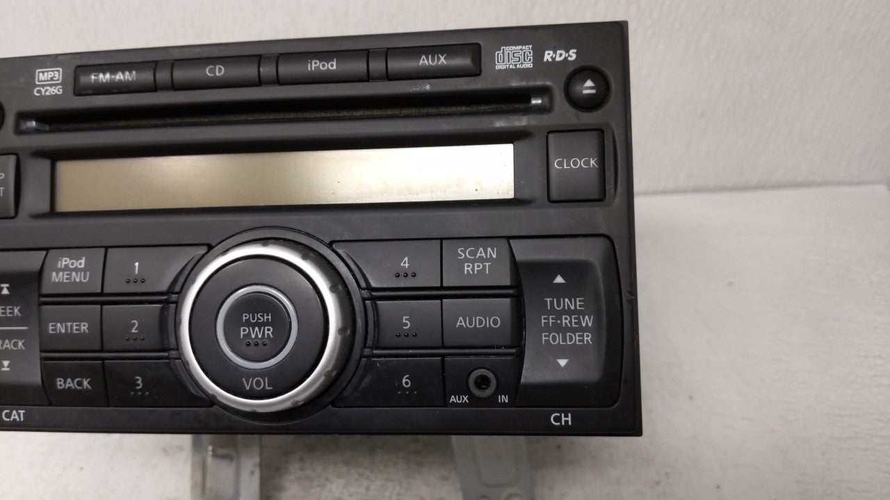 2011-2015 Nissan Rogue Radio AM FM Cd Player Receiver Replacement P/N:28185 1VK1A 28185 1VX2A Fits 2011 2012 2013 2014 2015 OEM Used Auto Parts - Oemusedautoparts1.com