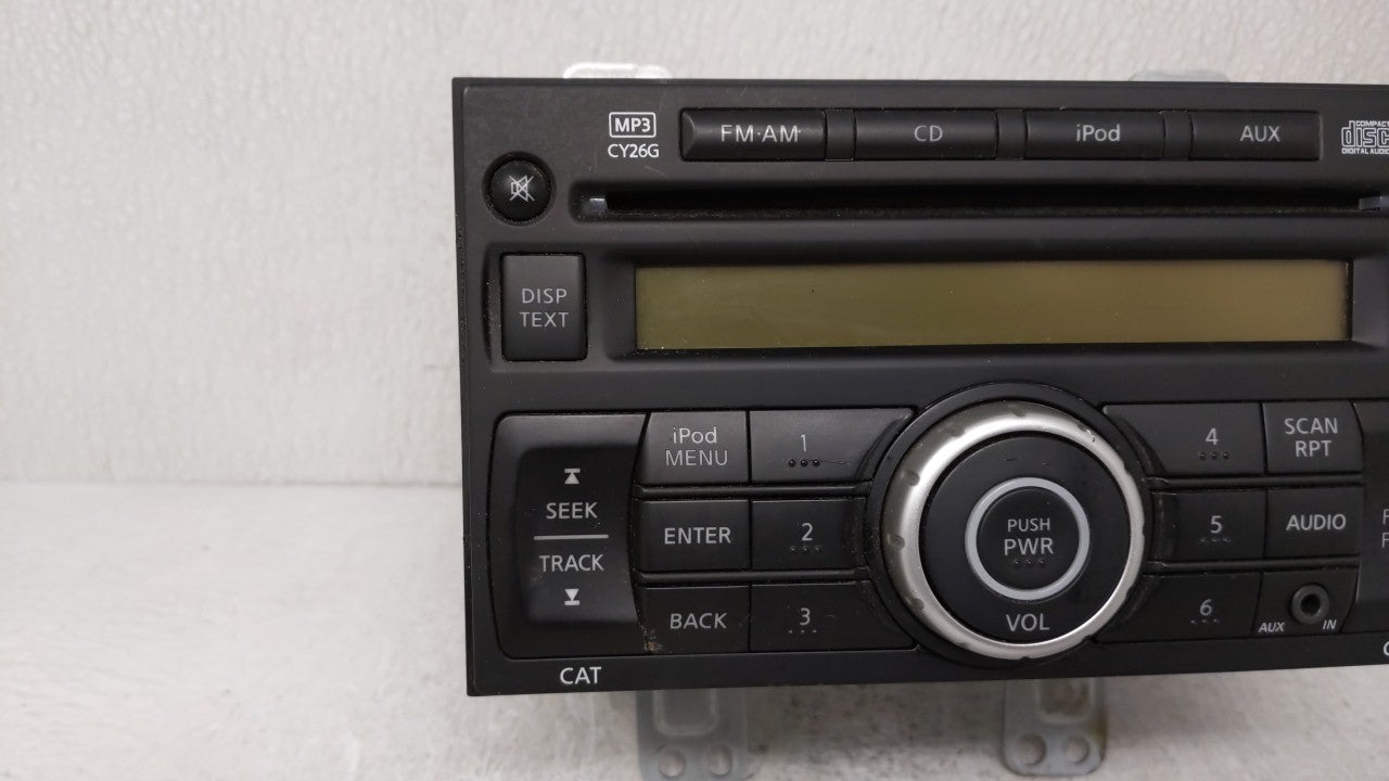 2011-2015 Nissan Rogue Radio AM FM Cd Player Receiver Replacement P/N:28185 1VK1A 28185 1VX2A Fits 2011 2012 2013 2014 2015 OEM Used Auto Parts - Oemusedautoparts1.com