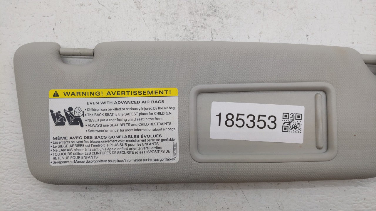 2009-2012 Audi A4 Sun Visor Shade Replacement Passenger Right Mirror Fits 2009 2010 2011 2012 OEM Used Auto Parts - Oemusedautoparts1.com