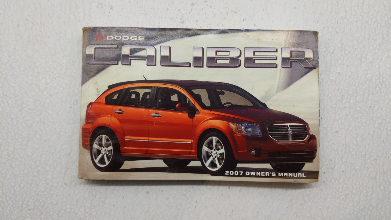 2007 Dodge Caliber Owners Manual Book Guide OEM Used Auto Parts - Oemusedautoparts1.com