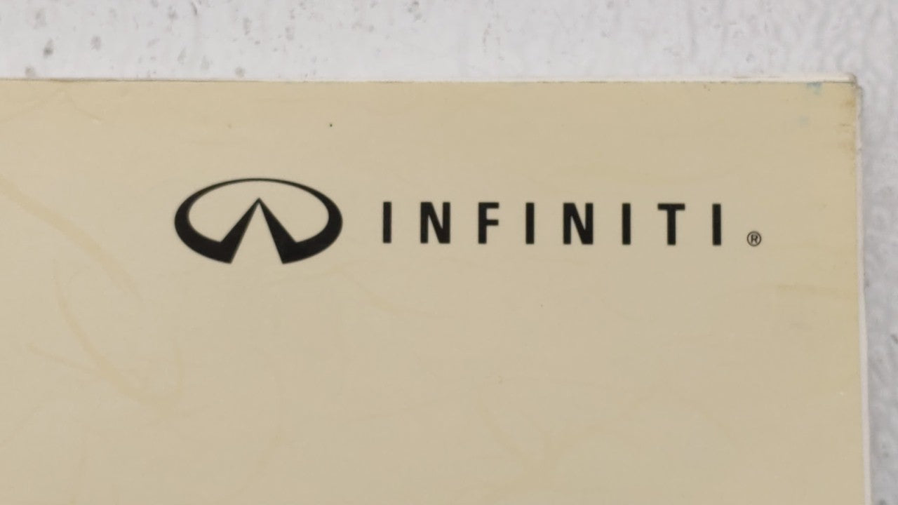 1999 Infiniti G20 Owners Manual Book Guide OEM Used Auto Parts - Oemusedautoparts1.com