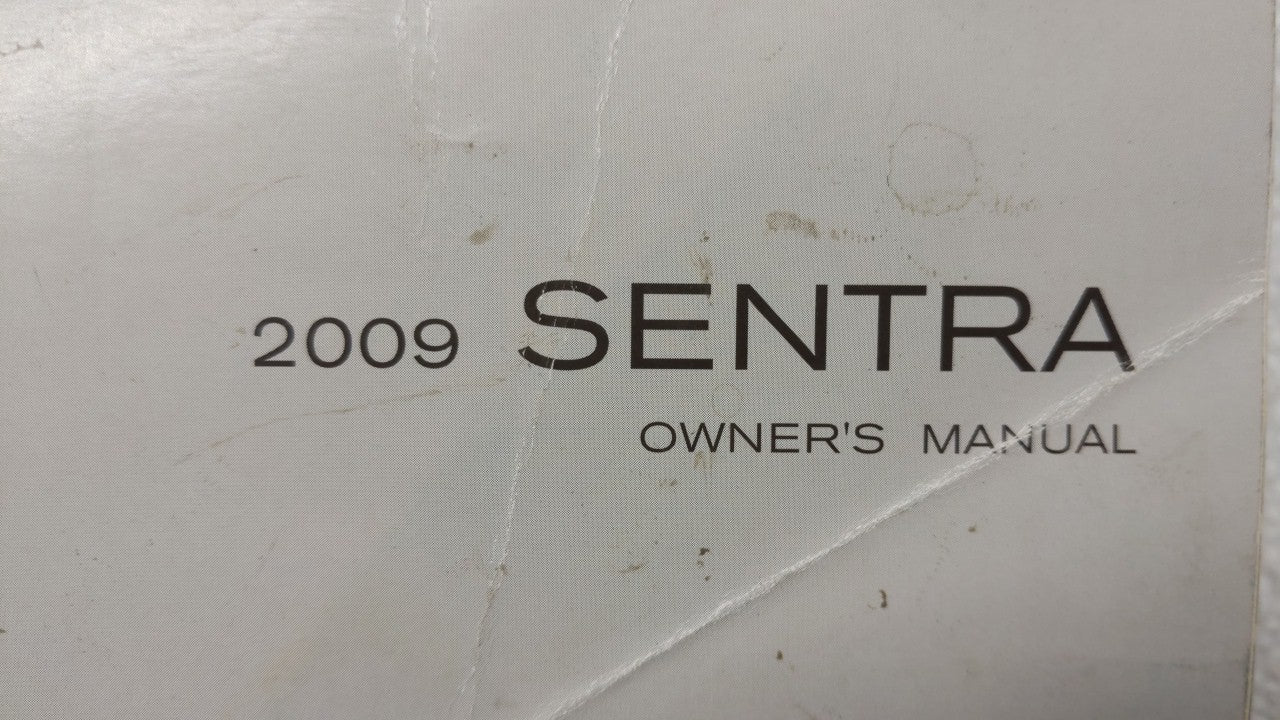 2009 Nissan Sentra Owners Manual Book Guide OEM Used Auto Parts - Oemusedautoparts1.com