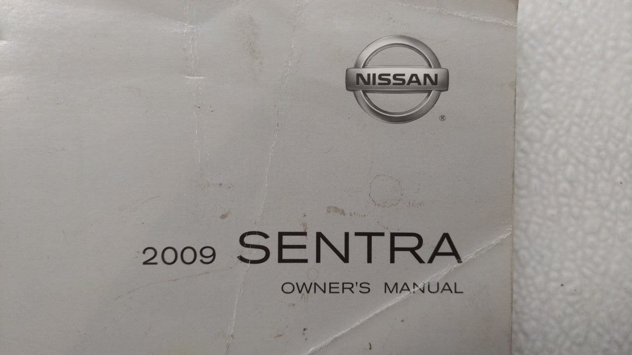 2009 Nissan Sentra Owners Manual Book Guide OEM Used Auto Parts - Oemusedautoparts1.com