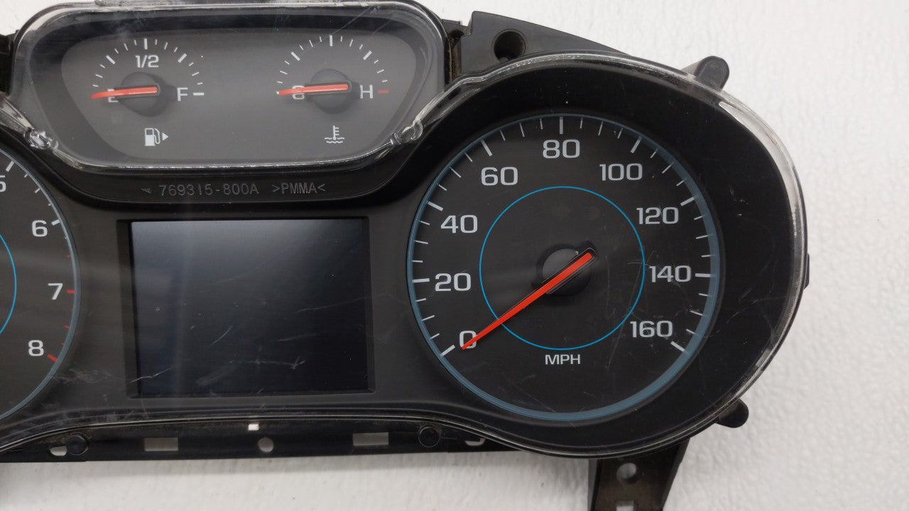 2017-2018 Chevrolet Cruze Instrument Cluster Speedometer Gauges P/N:117 900 65 02 1179006502 Fits 2017 2018 OEM Used Auto Parts - Oemusedautoparts1.com