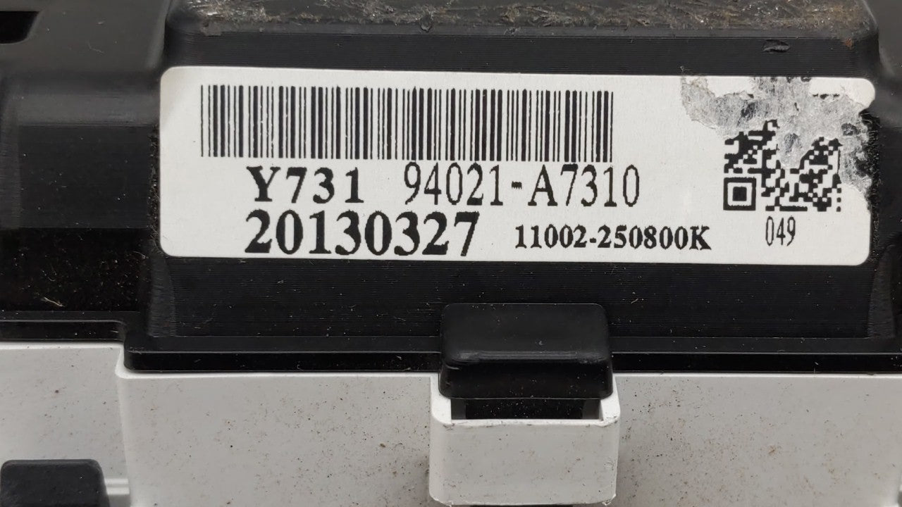 2014-2016 Kia Forte Instrument Cluster Speedometer Gauges P/N:94021-A300 94001-A7300 Fits 2014 2015 2016 OEM Used Auto Parts - Oemusedautoparts1.com