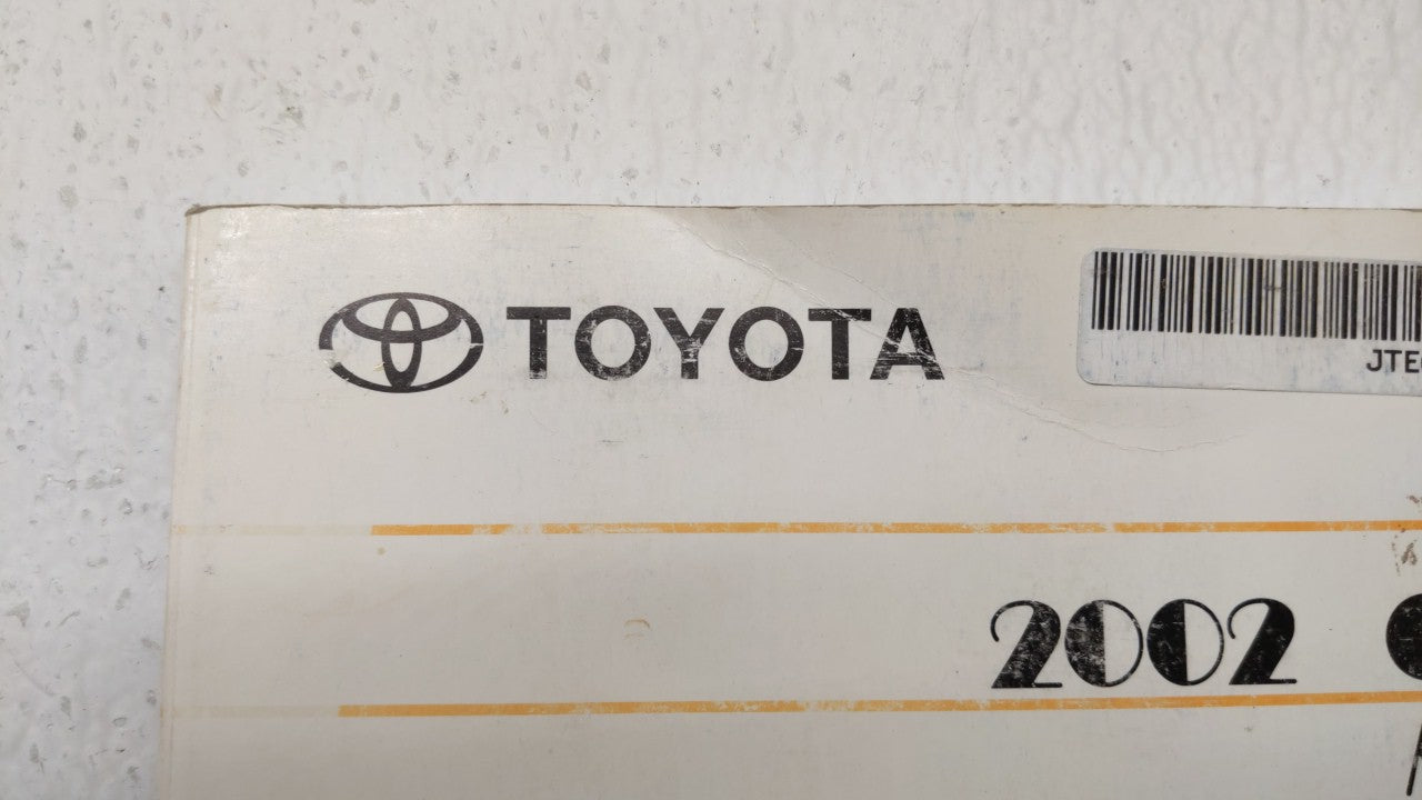 2002 Toyota Highlander Owners Manual Book Guide OEM Used Auto Parts - Oemusedautoparts1.com