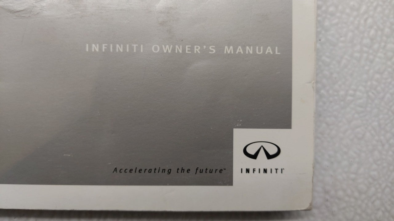 2003 Infiniti I35 Owners Manual Book Guide OEM Used Auto Parts - Oemusedautoparts1.com