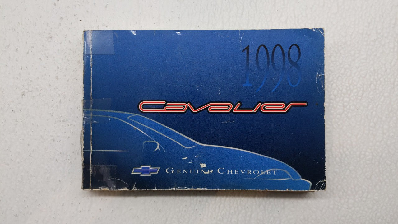 1998 Chevrolet Cavalier Owners Manual Book Guide OEM Used Auto Parts - Oemusedautoparts1.com