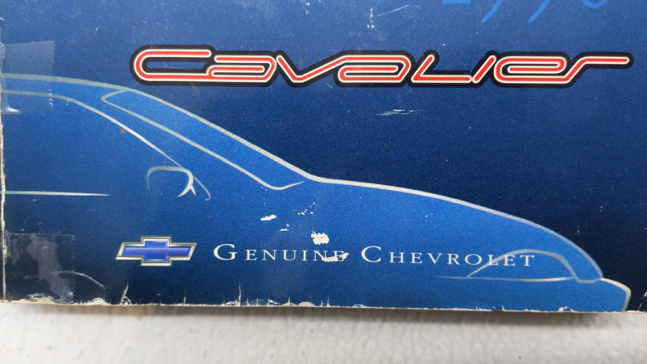 1998 Chevrolet Cavalier Owners Manual Book Guide OEM Used Auto Parts - Oemusedautoparts1.com