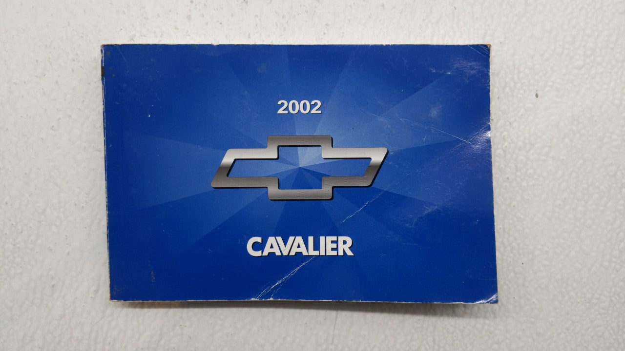 2002 Chevrolet Cavalier Owners Manual Book Guide OEM Used Auto Parts - Oemusedautoparts1.com