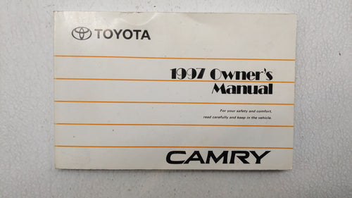 1997 Toyota Camry Owners Manual Book Guide OEM Used Auto Parts