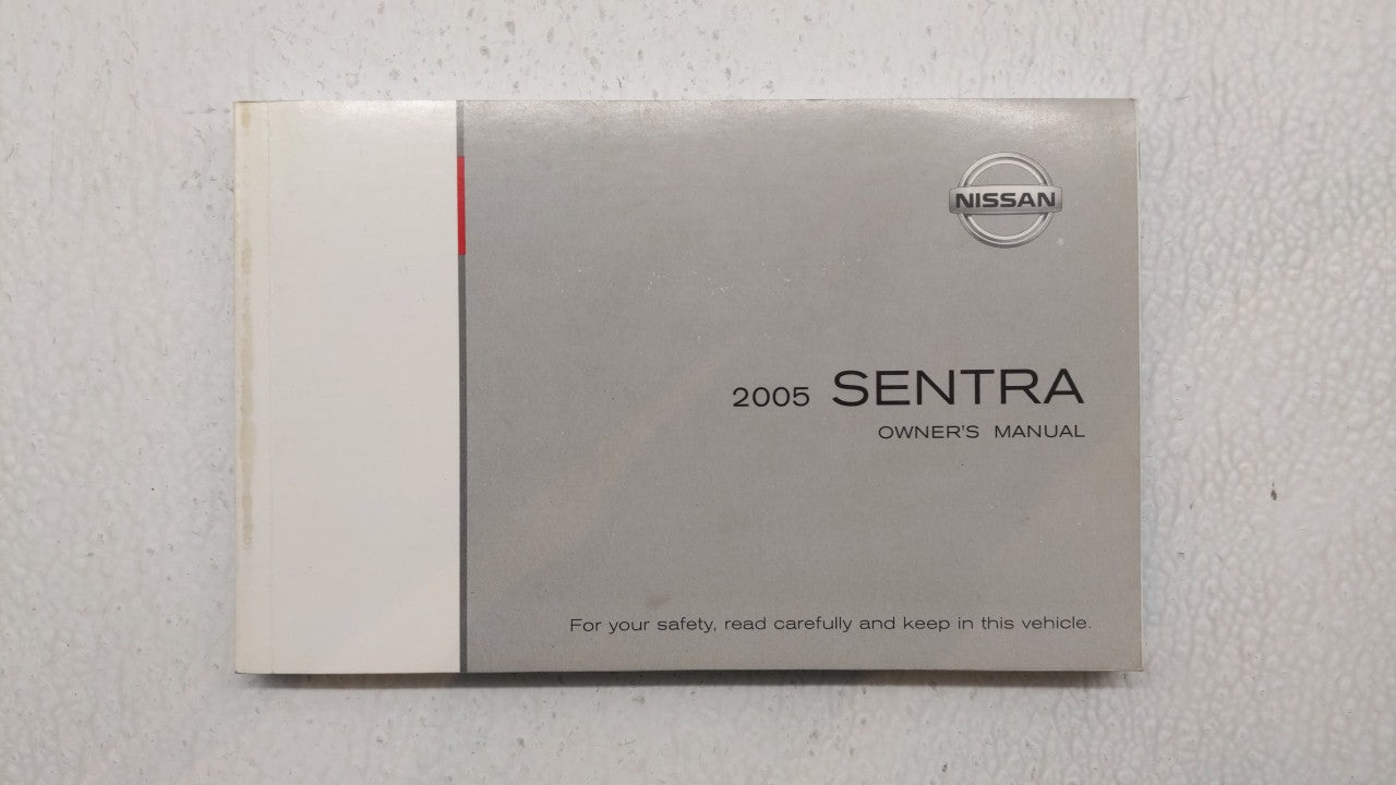 2005 Nissan Sentra Owners Manual Book Guide P/N:OM5E-0B15U1 OEM Used Auto Parts - Oemusedautoparts1.com