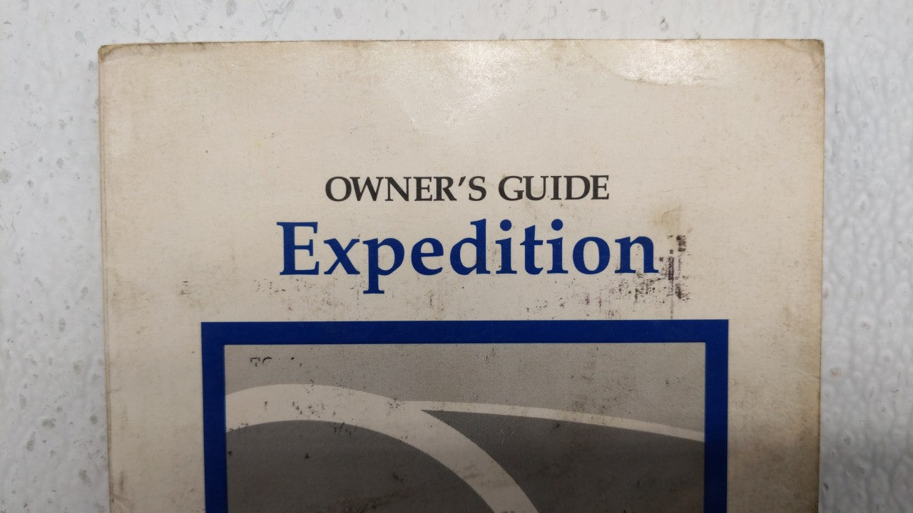 1999 Ford Expedition Owners Manual Book Guide P/N:XL1J-19A321-AB OEM Used Auto Parts - Oemusedautoparts1.com