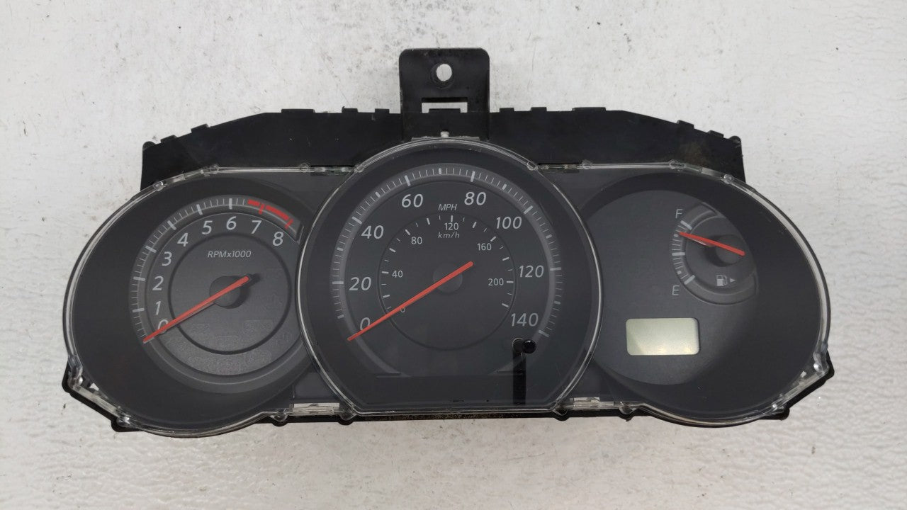 2012 Nissan Versa Instrument Cluster Speedometer Gauges P/N:248109EG0A Fits OEM Used Auto Parts - Oemusedautoparts1.com