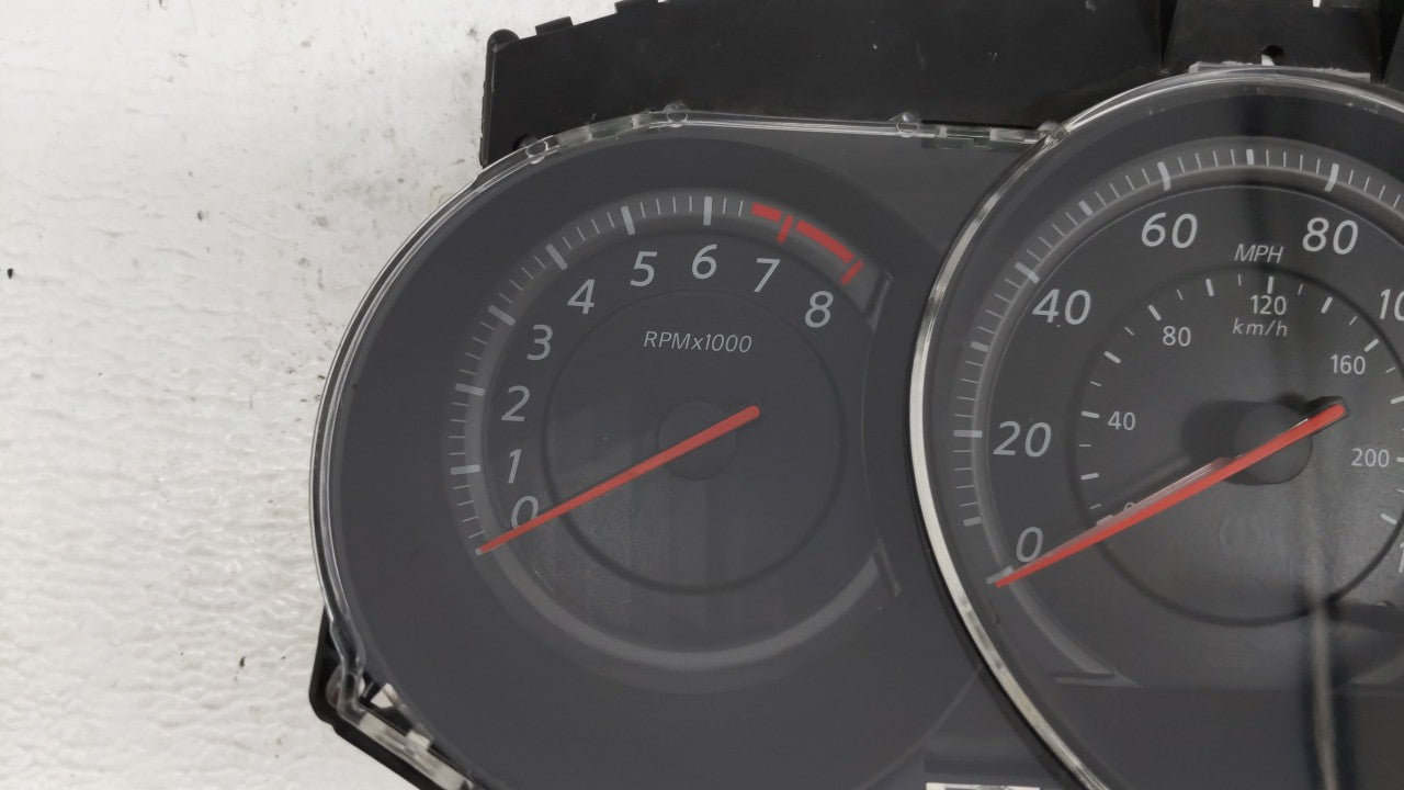 2012 Nissan Versa Instrument Cluster Speedometer Gauges P/N:248109EG0A Fits OEM Used Auto Parts - Oemusedautoparts1.com