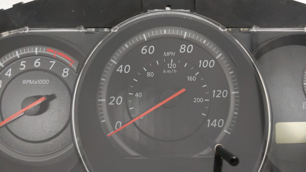 2012 Nissan Versa Instrument Cluster Speedometer Gauges P/N:248109EG0A Fits OEM Used Auto Parts - Oemusedautoparts1.com