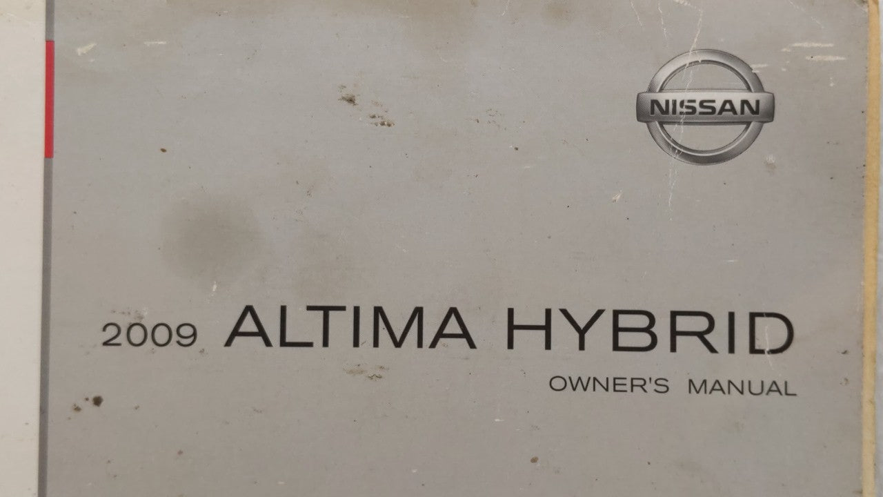 2009 Nissan Altima Owners Manual Book Guide P/N:OM9E-HL32U0 OEM Used Auto Parts - Oemusedautoparts1.com