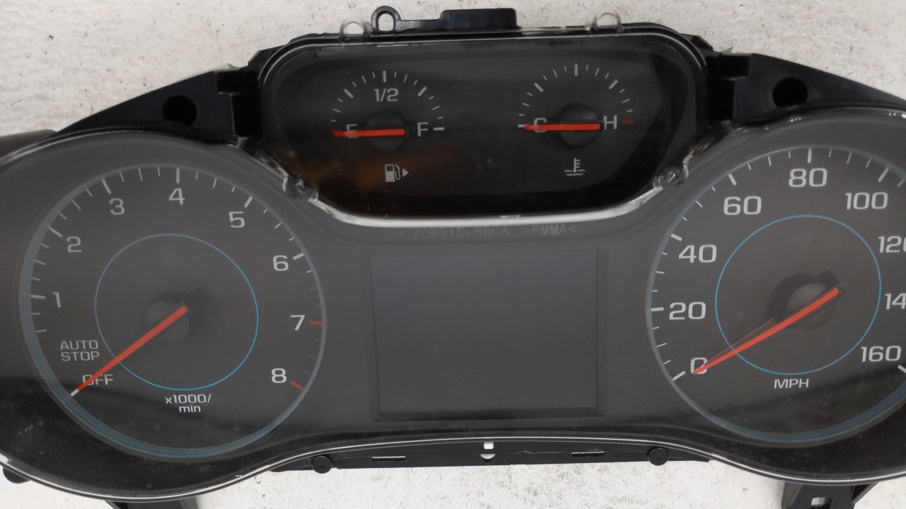 2018 Chevrolet Cruze Instrument Cluster Speedometer Gauges P/N:39084636 42668707 Fits OEM Used Auto Parts - Oemusedautoparts1.com