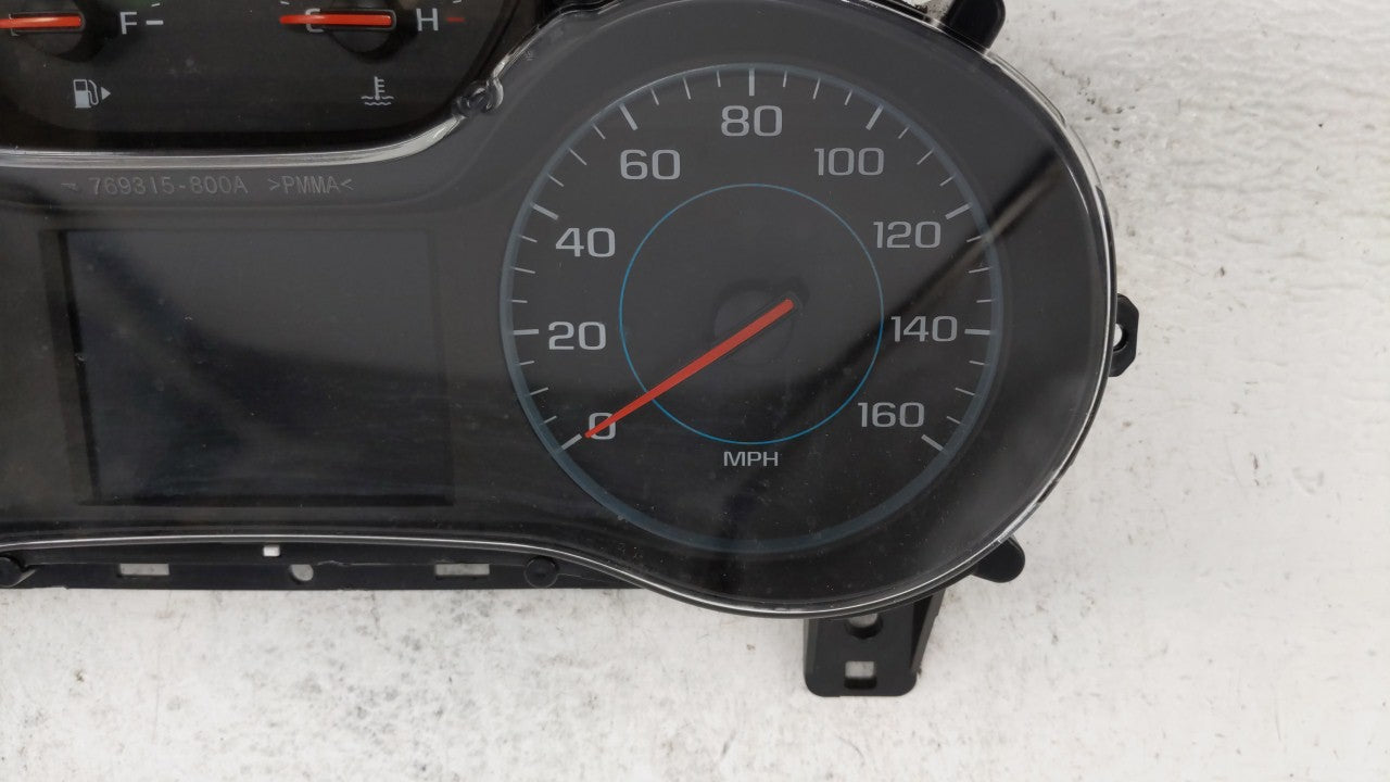 2018 Chevrolet Cruze Instrument Cluster Speedometer Gauges P/N:39084636 42668707 Fits OEM Used Auto Parts - Oemusedautoparts1.com
