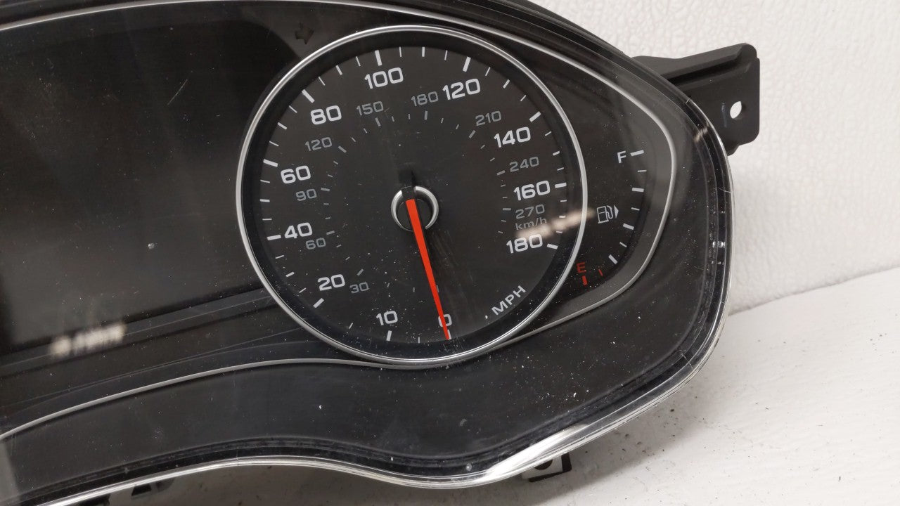 2014-2015 Audi A6 Instrument Cluster Speedometer Gauges P/N:4G8 920 984 K Fits 2014 2015 OEM Used Auto Parts - Oemusedautoparts1.com